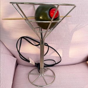 Martini Lamp David Krys 1993 Vintage